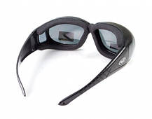 Окуляри захисні з ущільнювачем Global Vision Outfitter (gray) Anti-Fog, чорні, фото 5
