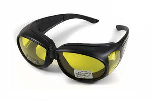 Окуляри захисні з ущільнювачем Global Vision Outfitter (yellow) Anti-Fog, жовті, фото 3