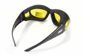 Окуляри захисні з ущільнювачем Global Vision Outfitter (yellow) Anti-Fog, жовті, фото 5