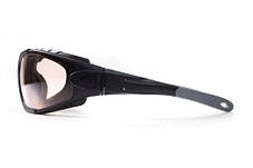 Окуляри фотохромні (захисні) Global Vision Shorty Photochromic (clear) Anti-Fog, фотохромні прозорі, фото 3