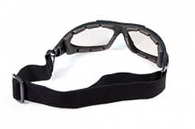 Окуляри фотохромні (захисні) Global Vision Shorty Photochromic (clear) Anti-Fog, фотохромні прозорі, фото 5
