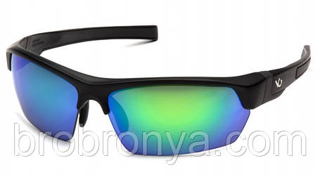 Окуляри поляризаційні (захисні) Venture Gear Tensaw Polarized (green mirror) дзеркальні синьо-зелені, фото 1