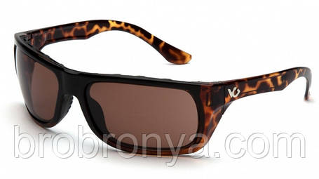 Окуляри захисні Venture Gear Vallejo Tortoise (bronze) Аnti-Fog, коричневі в коричневій оправі, фото 1