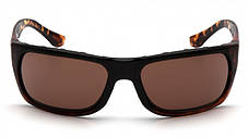 Окуляри захисні Venture Gear Vallejo Tortoise (bronze) Аnti-Fog, коричневі в коричневій оправі, фото 3