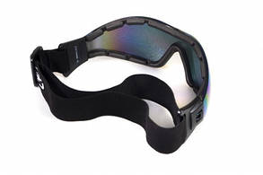 Окуляри захисні з ущільнювачем Global Vision Z-33 (G-Tech™ blue) Anti-Fog, дзеркальні сині, фото 3