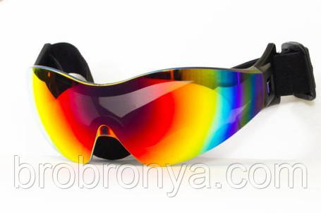 Окуляри захисні з ущільнювачем Global Vision Z-33 (G-Tech™ red) Anti-Fog, дзеркальні червоні, фото 1
