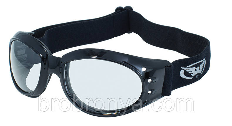 Окуляри захисні з ущільнювачем Global Vision Eliminator (clear) Anti-Fog, прозорі, фото 1