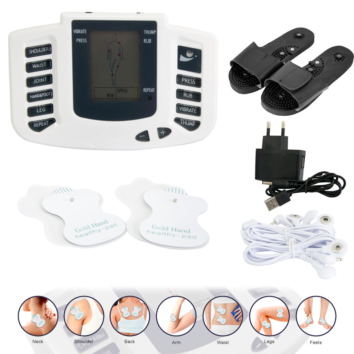 Уцінка! Електронний масажер JR-309, електро міостимулятор для всього тіла - електронний масажер