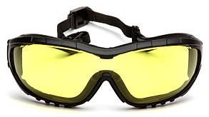 Захисні окуляри Pyramex V3G (amber) Anti-Fog, жовті, фото 4