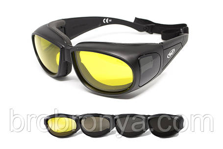 Окуляри Global Vision Outfitter Photochromic (yellow) Anti-Fog, фотохромні жовті, фото 1