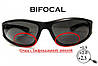 Окуляри біфокальні поляризаційні (захисні) BluWater Winkelman-2 polarized (+2.0 bifocal), (gray) чорні, фото 6