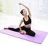 Килимок для йоги та фітнесу 173х61х0,5 см, Фіолетовий / EVA килимок для спорту / Мат для йоги / Йогомат, фото 3