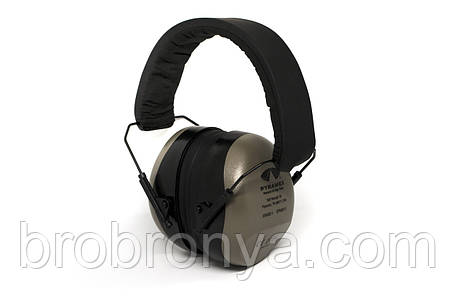Навушники захисні Pyramex PM8010 (захист SNR 30 dB, NRR 26 dB), бежево-сірі, фото 1