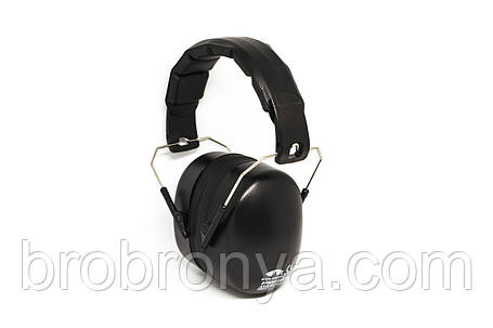 Навушники захисні Pyramex PM3010 (захист SNR 30.4 dB, NRR 27 dB), чорні, фото 1