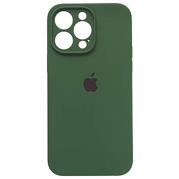 Чохол Silicone Full Camera для Apple iPhone 14 Pro Max Atrovirens Green