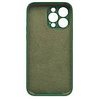 Чохол Silicone Full Camera для Apple iPhone 14 Pro Max Atrovirens Green, фото 2