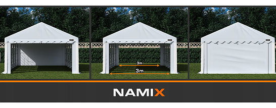 Садовий вуличний намет 4x4m BASIC NAMIX різні кольори, фото 5