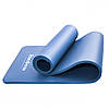 Килимок для йоги та фітнесу Power System PS-4017 NBR Fitness Yoga Mat Plus Blue (180х61х1), фото 3