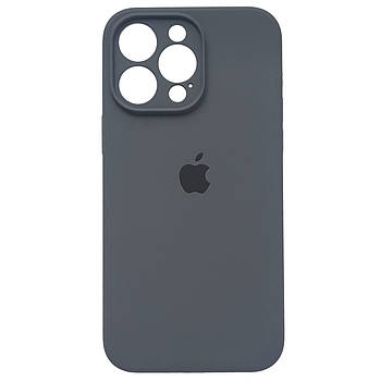 Чохол Silicone Full Camera для Apple iPhone 14 Pro Max Dark Grey