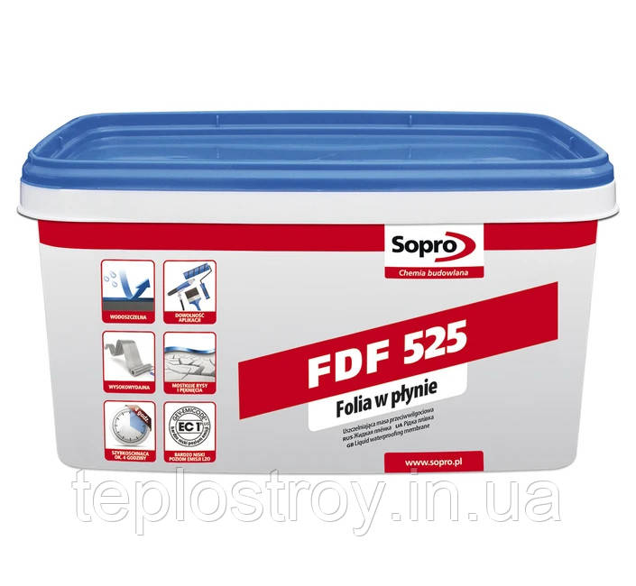 Sopro FDF 525 - Гідроізоляція (рідка плівка)  (5 кг)