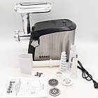 Електром'ясорубка GRANT 6301, 3000 Вт / Електрична м'ясорубка із соковижималкою, фото 8