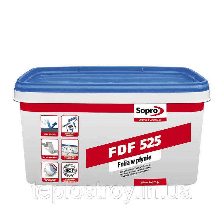 Sopro FDF 525 - Гідроізоляція (рідка плівка)  (3 кг)