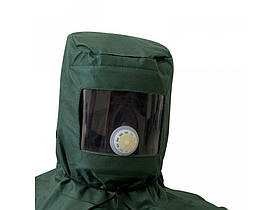 Захисна маска капюшон зі скляним віконцем і вентиляцією підійде для піскоструйника зварника