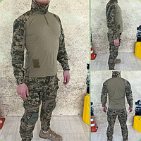 Тактическая форма пиксель G3 рипстоп (M - XXXL) с наколенниками и налокотниками убакс + штаны Костюм военный