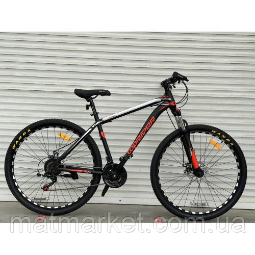 Велосипед спортивний TopRider Top-611 26" Shimano Помаранчевий + подарунок крила або насос