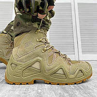 Черевики для ЗСУ Tactica АК койот шкіряні oxford (40 - 46р) Тактичне взуття чоловіче демісизонне для армії MAR