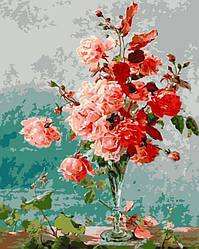 Розмальовка для дорослих ArtCraft Рожеві троянди (ACR-B-13135-AC) 40 х 50 см