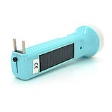 Ліхтарик ручний Voltronic LH-910+Solar, 1+1 режим, вбудований акум, 220B, Blister (LH-910/28954), фото 4