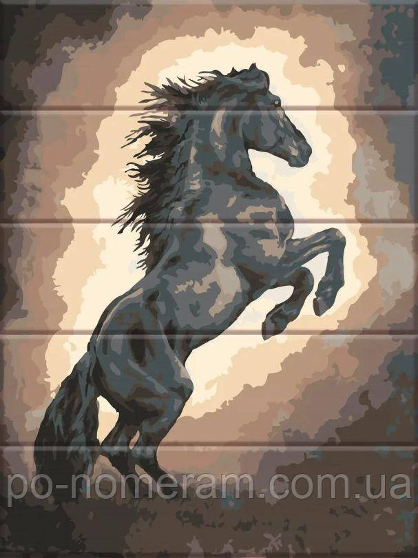 Розмальовка для дорослих ArtStory Кінь (ASW226) 30 х 40 см