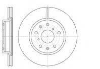 Гальмівні диски Suzuki SX4 WOKING — (D61018.10)