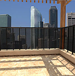 Захисна сітка від дітей на сходи, балкон 600*78 см. Чорна, фото 2