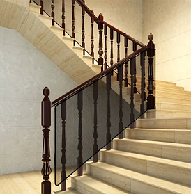 Захисна сітка на сходи від дітей 4500*78 см Чорна ( 00279)