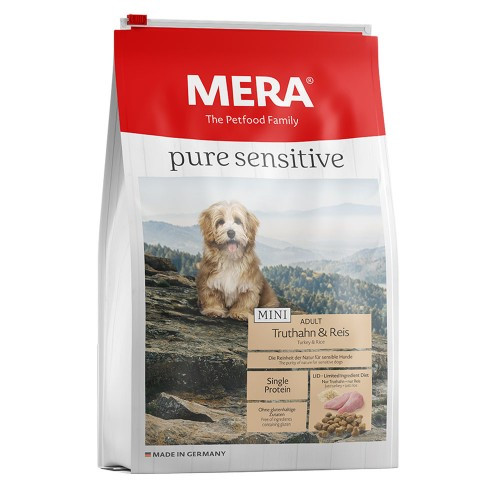 Mera PS Mini Adult Truthahn & Reis Корм для дорослих собак дрібних порід з індичкою та рисом 1кг