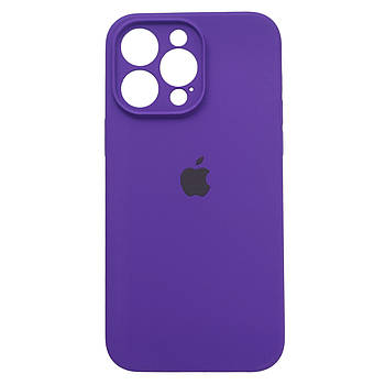 Чохол Silicone Full Camera для Apple iPhone 14 Pro Max Purple