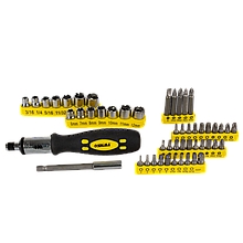 Викрутка з реверсом + насадки торцеві і біти 51шт, CrV, 1/4" Sigma 4002131