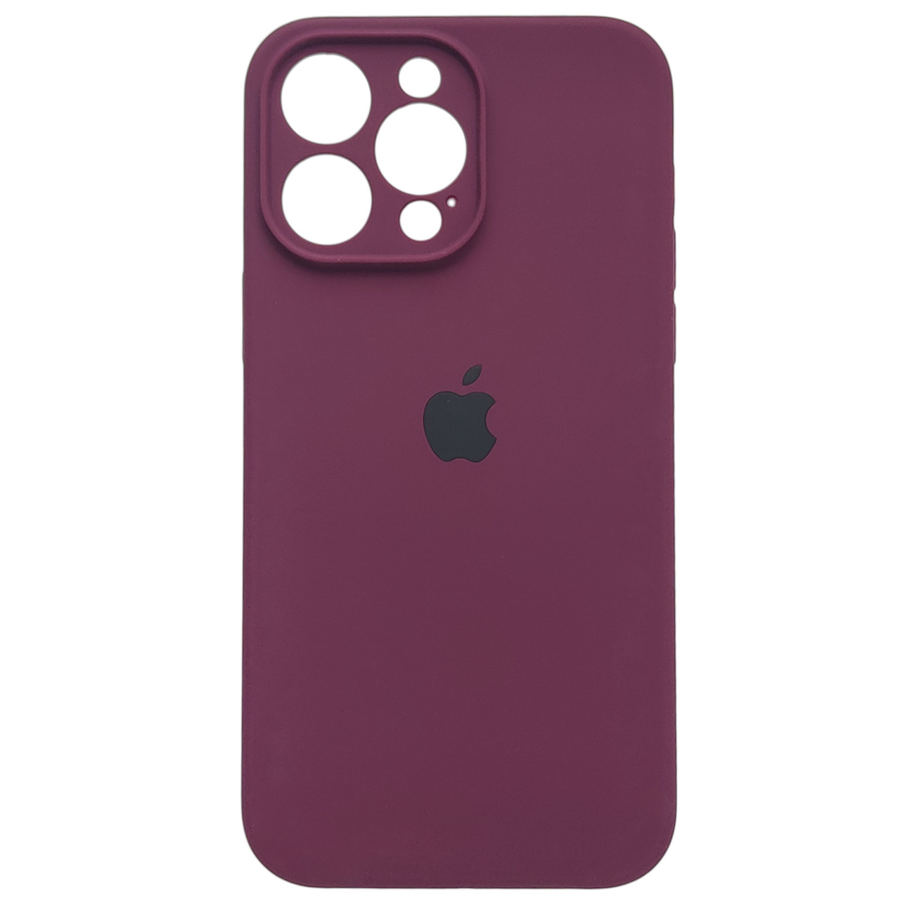 Чохол Silicone Full Camera для Apple iPhone 14 Pro Max Plum, фото 1