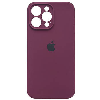 Чохол Silicone Full Camera для Apple iPhone 14 Pro Max Plum