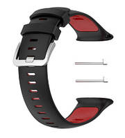 Ремінець для Polar Vantage-V2 (чорно-червоний)