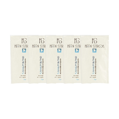 Освітлювальна пудра нелеткий платиновий Блонд Keen Strok POWDER PLATINUM BLOND 84 UNITS, 84 саше/50 г