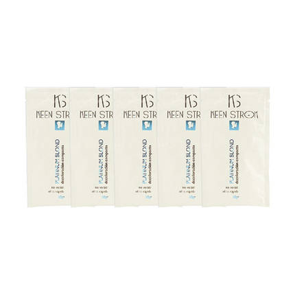 Освітлювальна пудра нелеткий платиновий Блонд Keen Strok POWDER PLATINUM BLOND 84 UNITS, 84 саше/50 г, фото 1