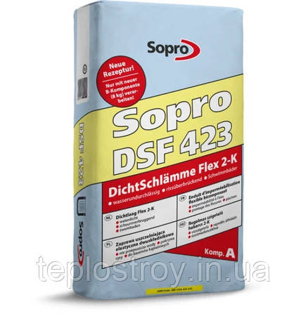 Sopro DSF 423 - Двокомпонентна гідроізоляція. Компонент А (24кг)