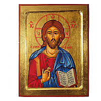 Икона Иисус Христос ручная роспись на холсте 22,5 Х 29 см