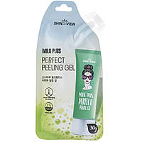 Пилинг-гель для лица с молочными протеинами SHINSIAVIEW Milk Plus Perfect Peeling Gel 30 г