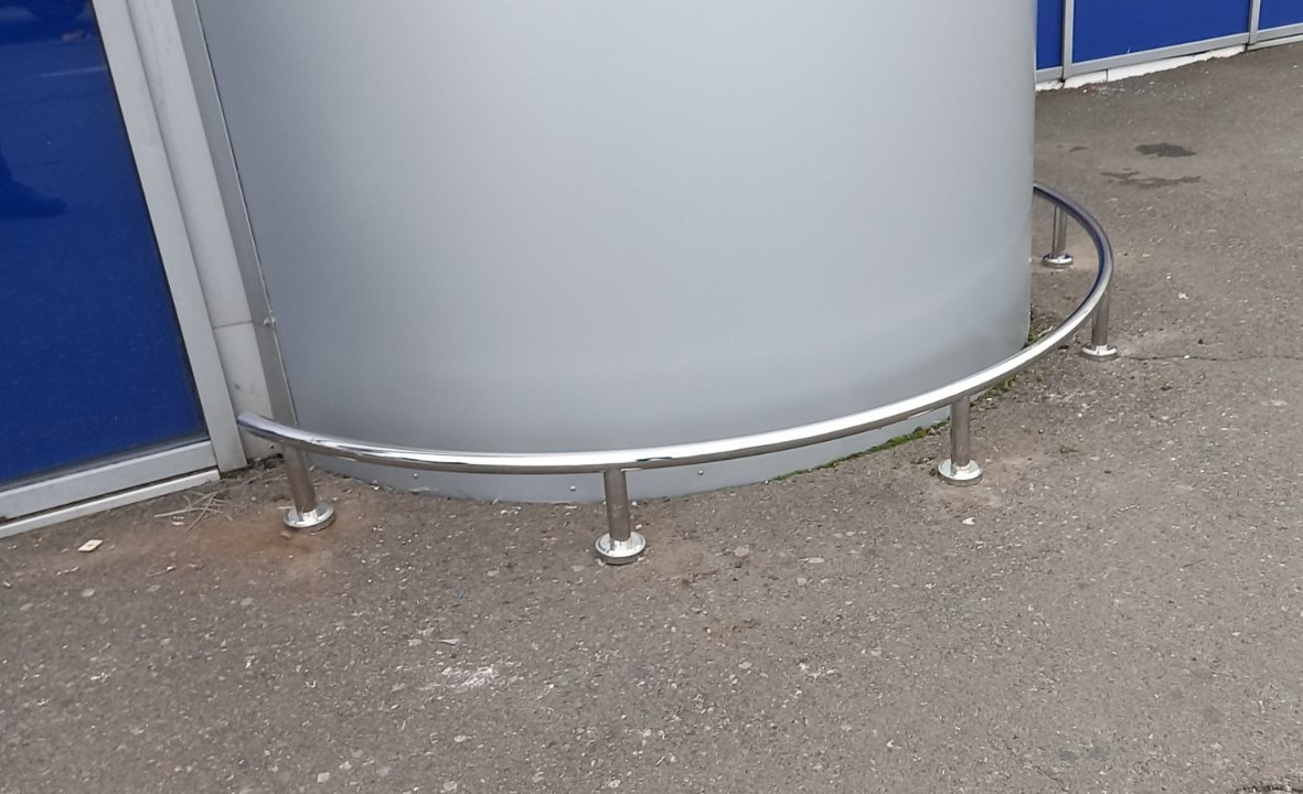 Перила для сходів з нержавіючої сталі