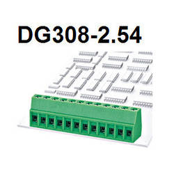 DG 308-2.54-02P-14-00AH  (terminal block)  DEGSON