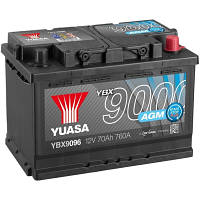 Аккумулятор автомобильный Yuasa 12V 70Ah AGM Start Stop Plus Battery (YBX9096)